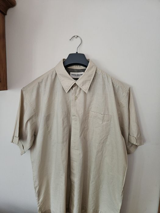 Tom Tailor piaskowa koszula sportswear fit & sport r XL