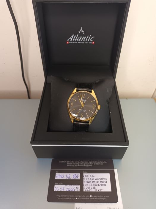 Zegarek Atlantic worldmaster automatic 51752.45.69G gwarancja