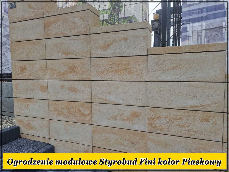 Pustak bloczek gładki modułowy nowoczesny Styrobud FINI 50x20x20
