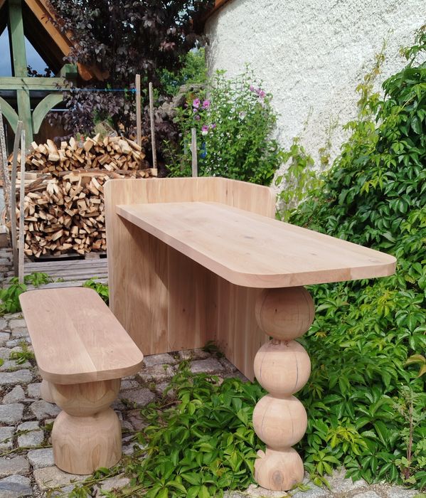 Biurko 160x 60 drewno drewno dębowe