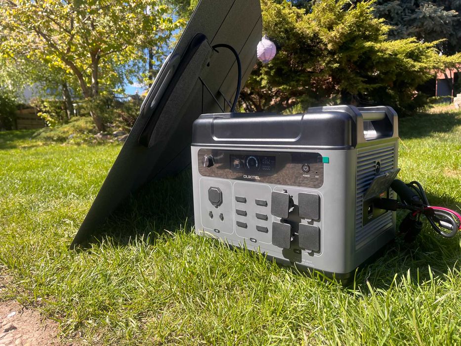OUKITEL P2001E Plus 2048Wh 2400W + mobilny panel solarny 400W / Pełna niezależność