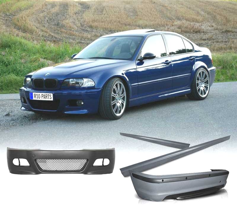 KIT CARROÇARIA BMW E46 BERLINA 98-05 LOOK M3 PDC
