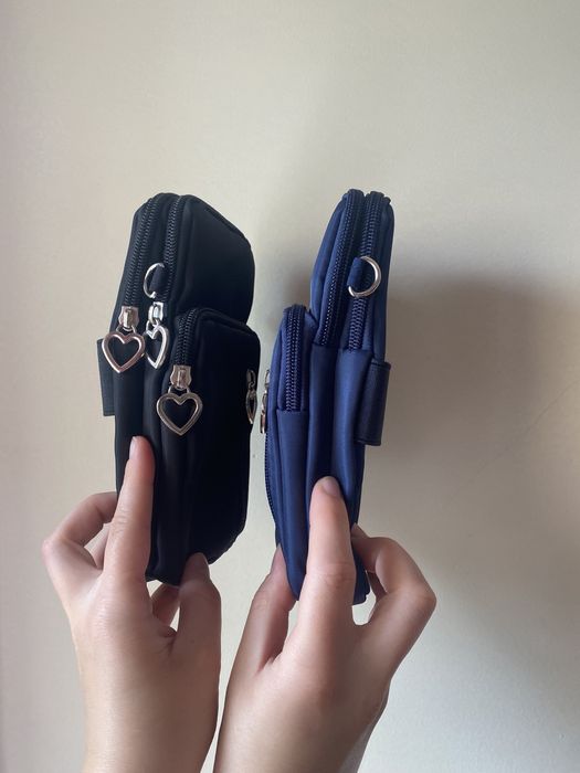 Bolsas para telemóvel e porta-moedas com tiracolo removível