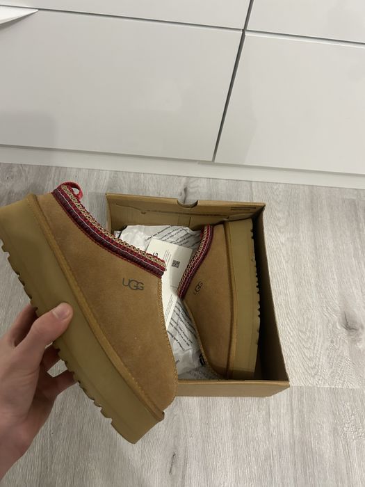 Buty Ugg tazz brązowe na platformie