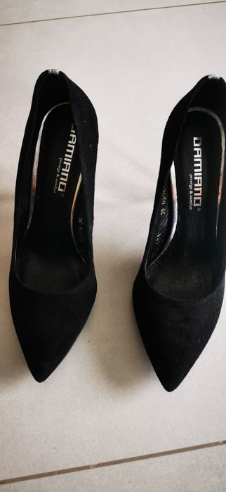 Szpilki czary zamsz 38 NOWE