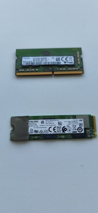 Память So-dimm 8 GB / SSD 512Gb m.2 intel