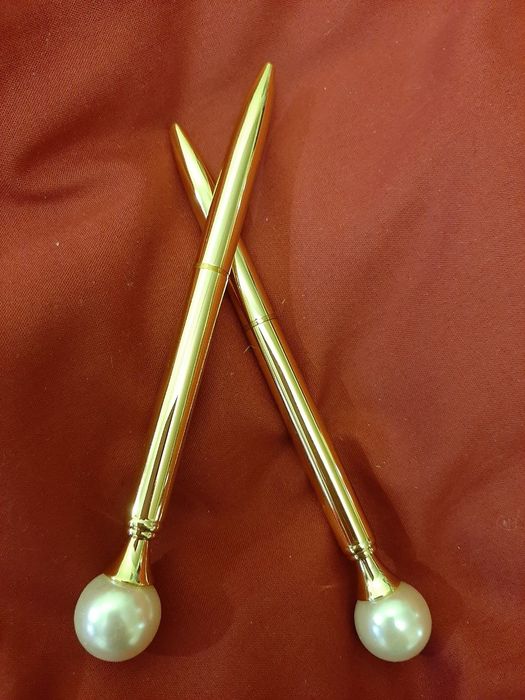 Кулькова ручка з перлиною