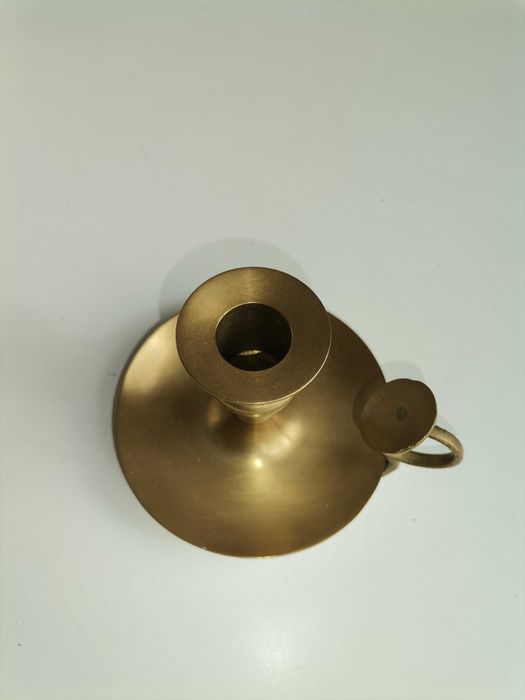 Castiçal em latão (cobre)