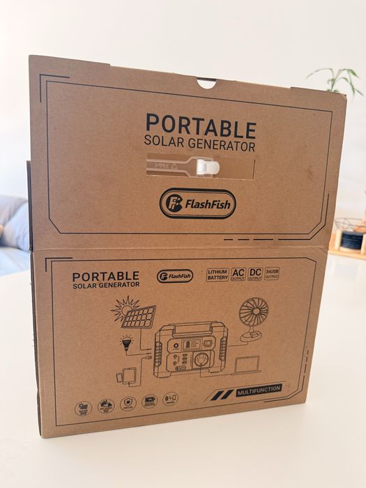 Estação De Energia Portátil Flashfish E200 200w Bateria De Lítio De 151wh/40800mah, Para Trailers E Vans De Camping
