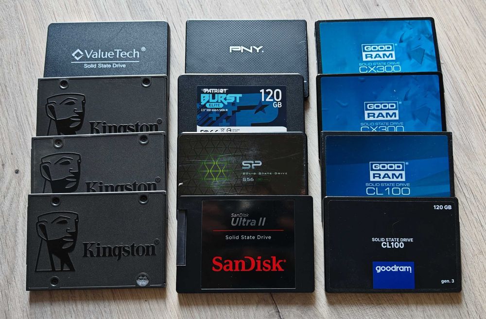 Dysk SSD 120GB GOODRAM, Kingston, SanDisk itp. SATA 3