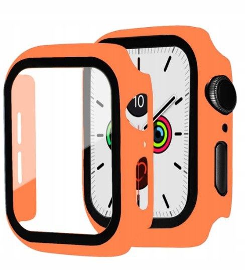 Pełne Etui z wbudowanym szkłem 2w1 do Apple Watch 4/5/6/SE 40mm