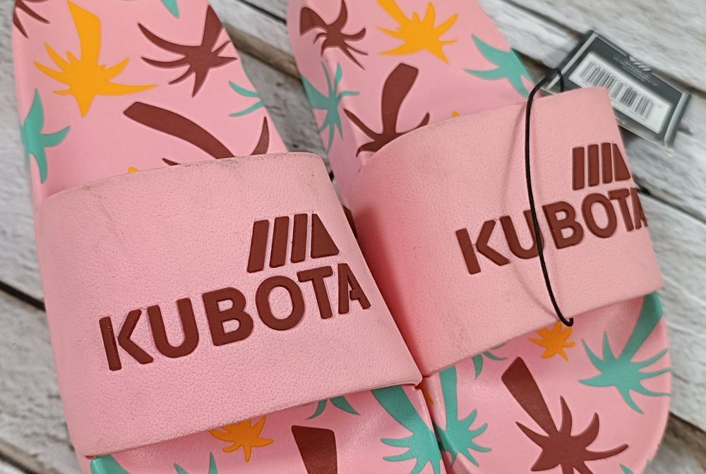 Klapki Kubota damskie w palmy 38