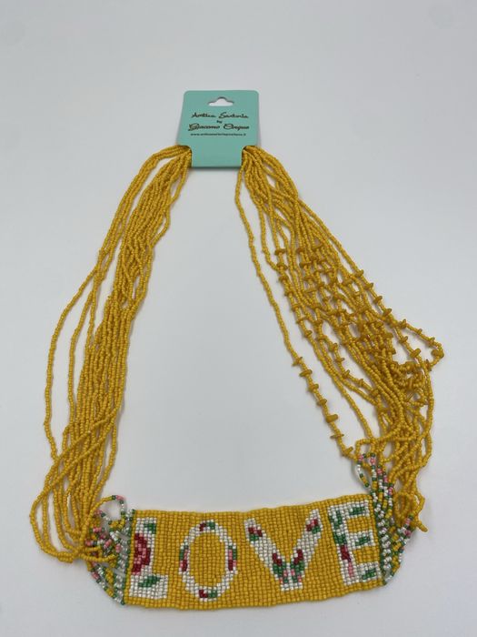 Antica Sartoria by Giacomo Cinque korale love żółte