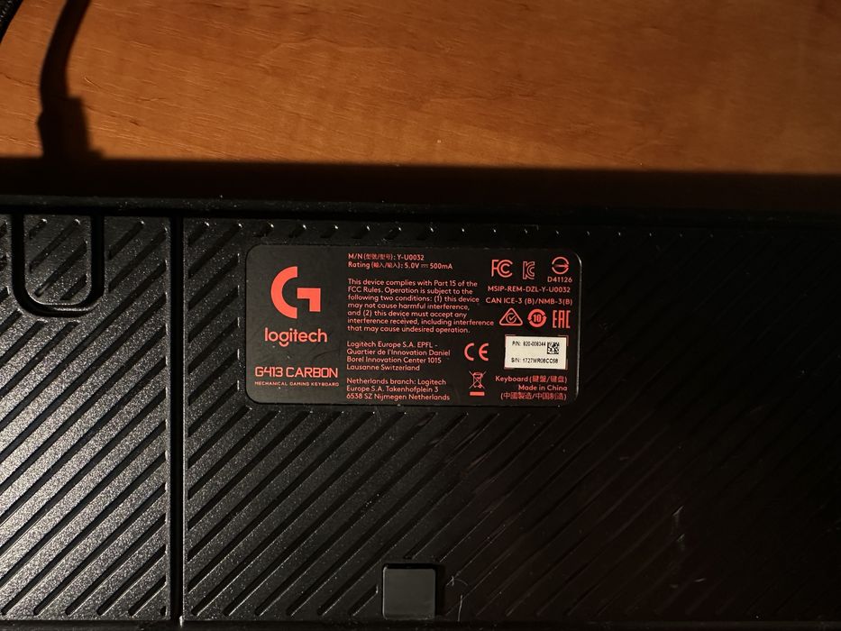 Klawiatura mechaniczna Logitech G413 Carbon (Romer-G)