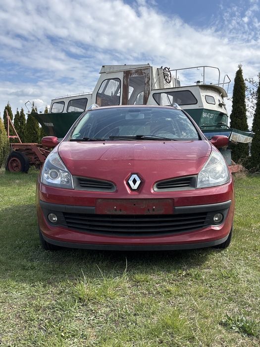 Clio III 3 TENNJ zderzak lampa błotnik drzwi lusterko szyba pas