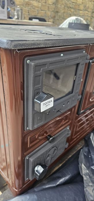 Буржуйка печь с плитой новая