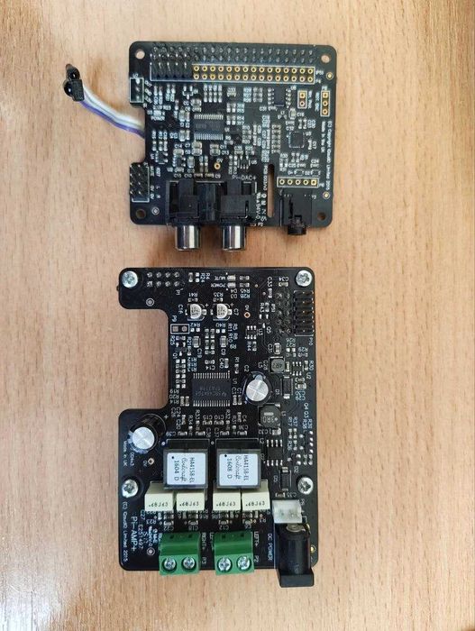 Raspberry Pi 2B, Raspberry Pi 3B, HAT DAC, AMP