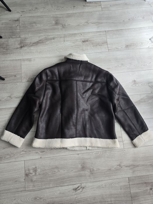 Kurtka damska biker z kożuchem L/XL