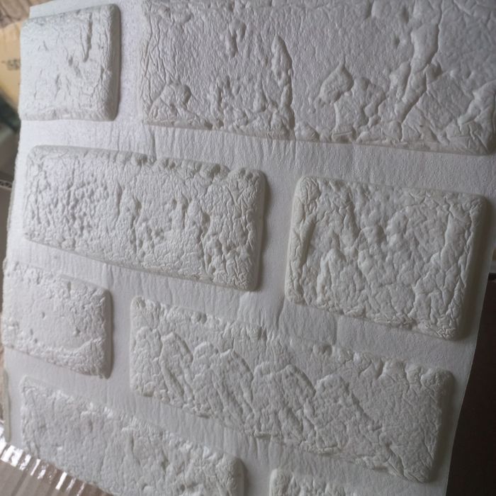 Самоклеючі ПВХ панелі 16 шт. білі Деко 5мм товщина