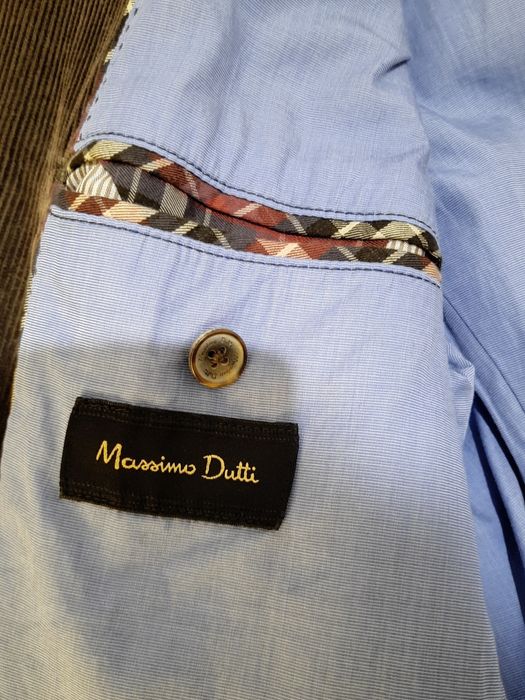 Blazer em bombazine Massimo Dutti T.56