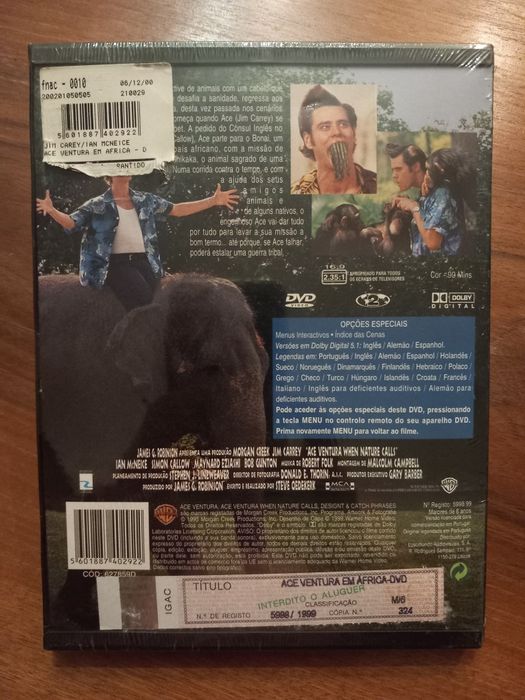 Ace Ventura em África (Jim Carrey)