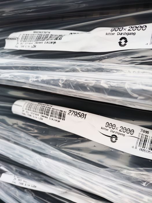 drzwi metalowe Hormann 100 L/P grafitowe RAL 7016 zewnętrze ocieplane