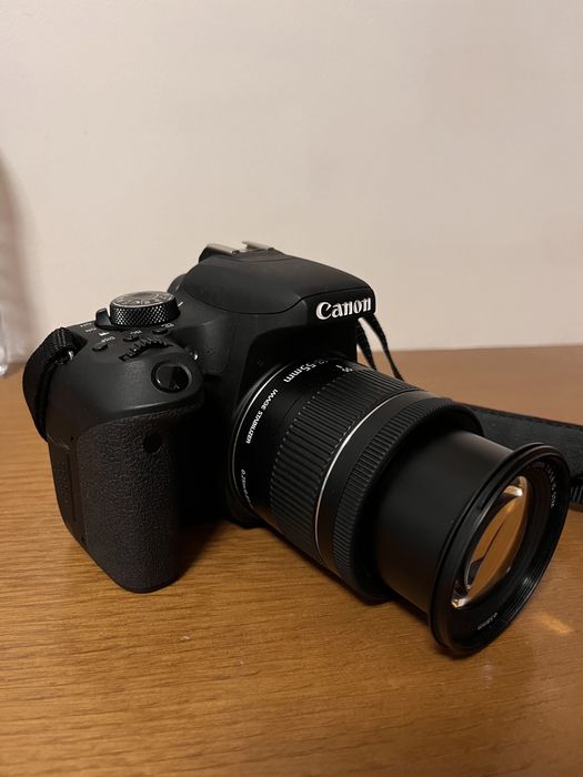 Canon EOS 800D + 18–55mm IS STM | Como nova | Caixa + Cartão 128GB