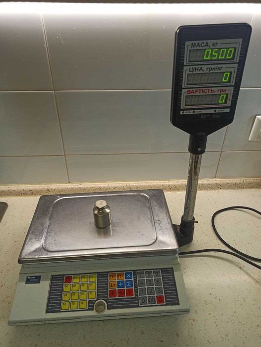 Ваги електронні торгові ВТА-60/15-5D