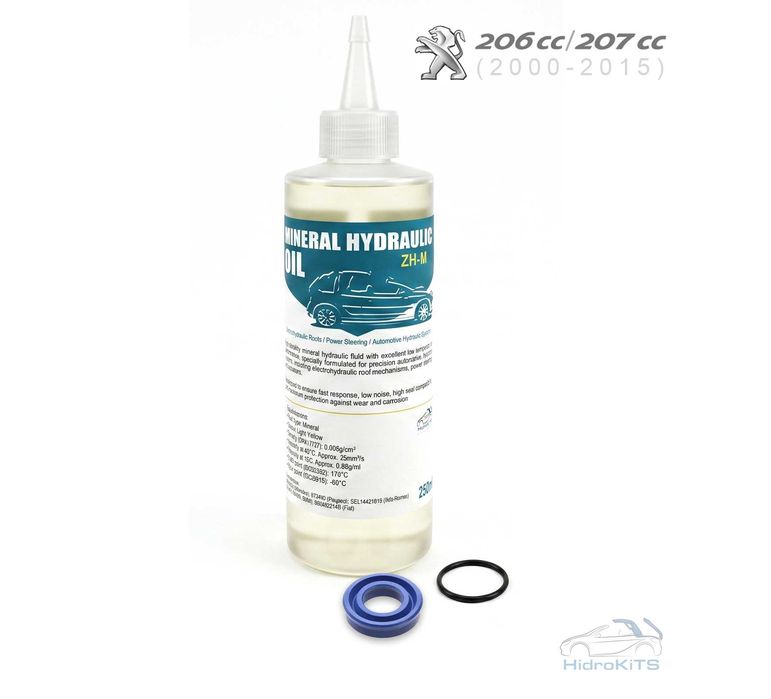 Kit de reparação hidráulico - Capotas Peugeot 206cc /207cc