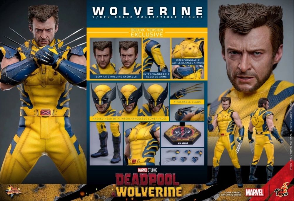 Фігурка 1/6 Hot Toys Wolverine mms753 mms754 Deluxe
