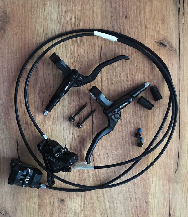 Shimano BL-MT201 + BR-UR300 Flat Mount, Komplet hamulców przód i tył