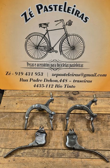 Travões ingleses suria e cubos de roda com lubrificação bicicleta