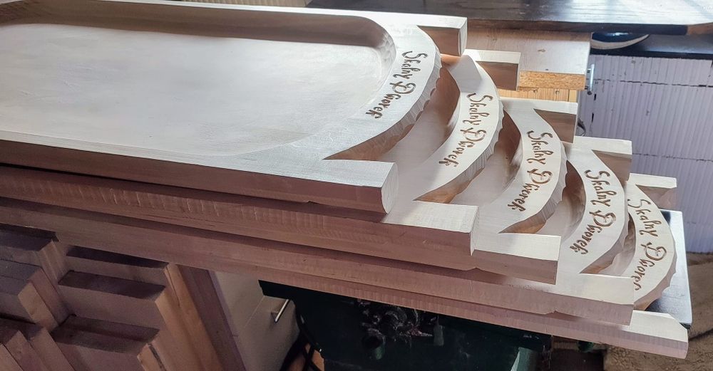 Korytko drewniane 50x25x5