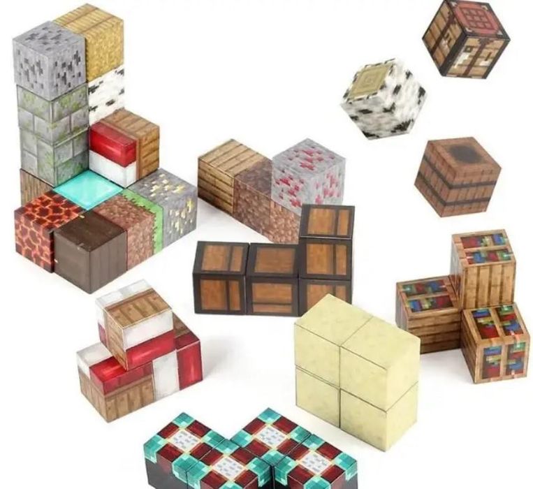 Магнітний конструктор дитячий Гігантський магнітний меч 320 деталей