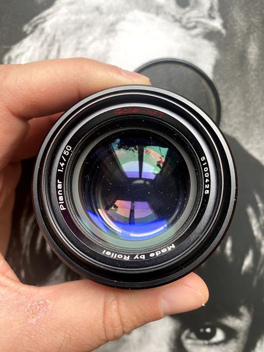 Carl Zeiss Planar 1.4 50mm HFT Rolleiflex SL made in Germany QBM