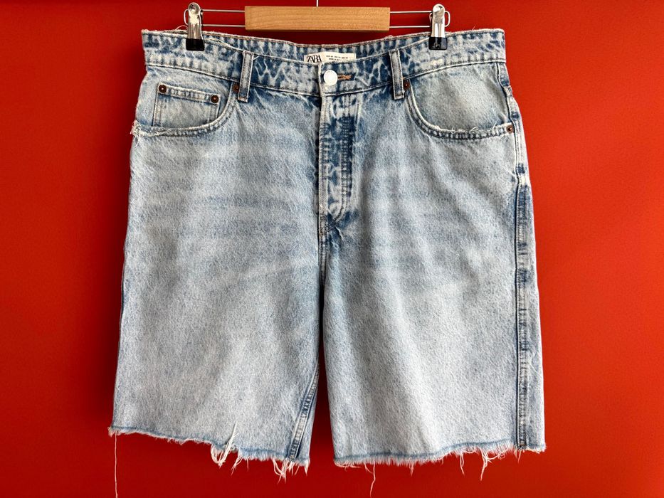 ZARA Оригінал чоловічі джинсові шорти розмір 34