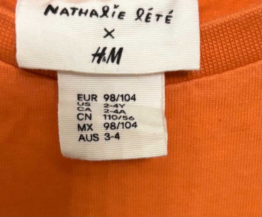 koszulka i spdenki HM projektanci Angela Mckay, Nathalie Lete  98 104