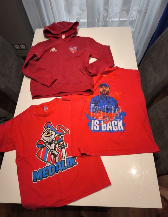Bluza adidas RKS Raków bluzka medaliki dziecięce