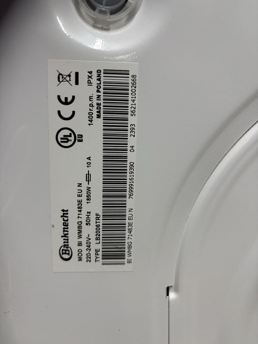 Maquina lavar roupa encastrada