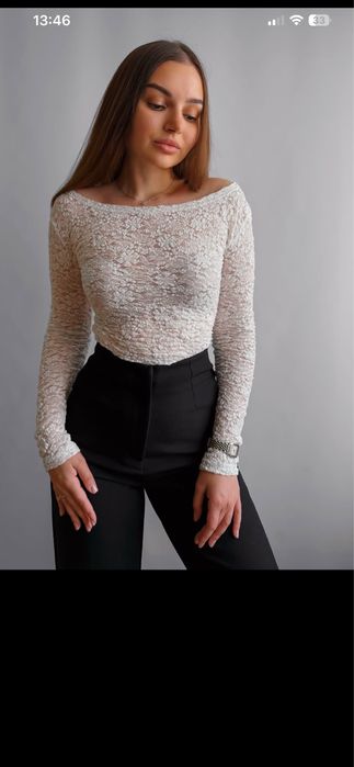 Нова неймовірна мереживна блуза (лонгслів)