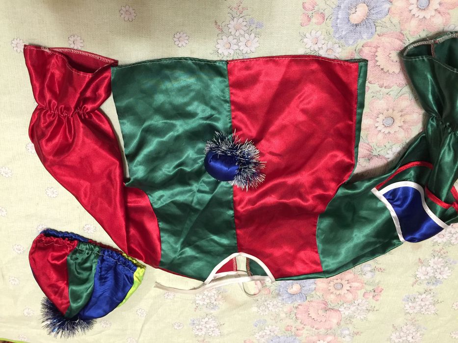 Костюм Клоун Шут Харли Квин Шут Арлекин на Новый год