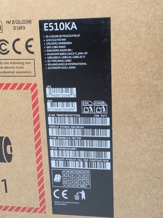 Nowy Laptop ASUS Vivobook Go 15 E510