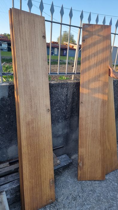 Portas folha carvalho roupeiro