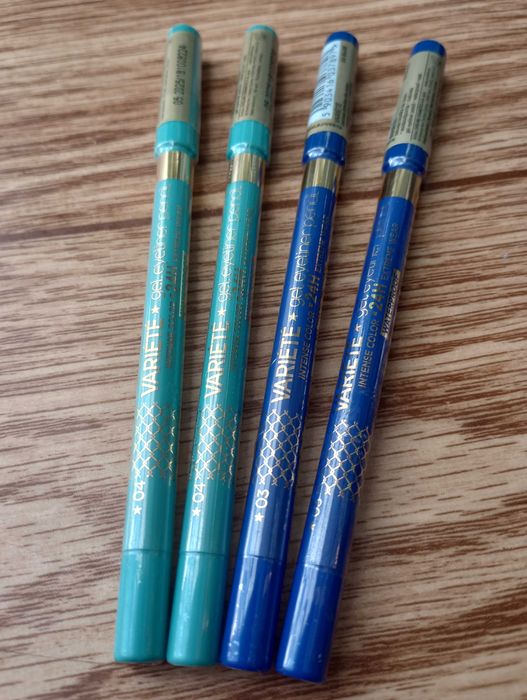 Wodoodporna, żelowa kredka Eveline VARIÉTÉ 03 blue