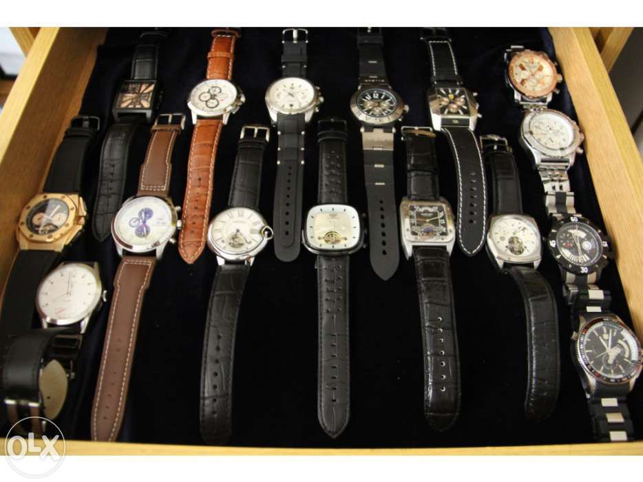 Coleção de 40 relógios