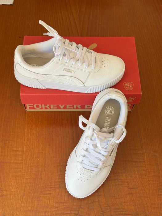 Sapatilhas - Puma White Silver 38,5