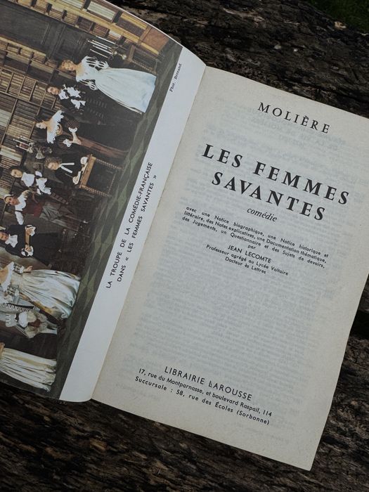 Les femmes savantes Moliere, „Uczone białogłowy”/ wersja francuska