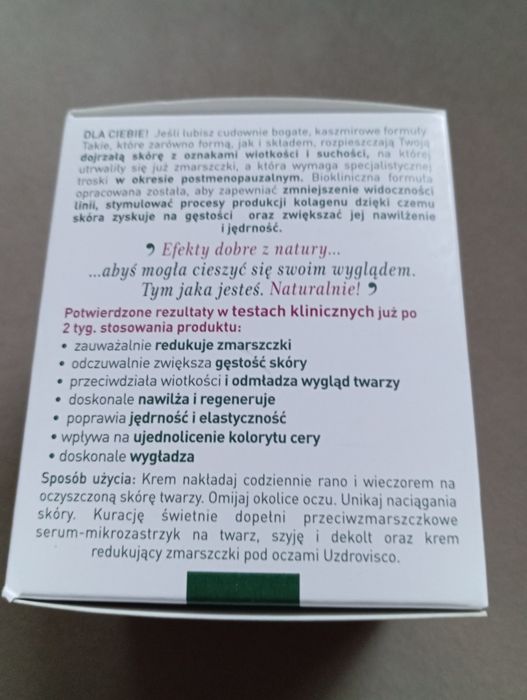 Krem Przeciwzmarszczkowy Odbudowujacy Uzdrovisco 70+ Nowy Kosmetyki