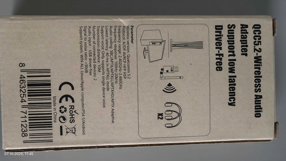 CSR T10 Bluetooth 5.2 Rozwiąż problem kabli i opóźnień dźwięku