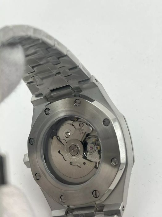 SEIKO MOD Royal OAK Czarny Black Custom NOWY Zegarek Męski